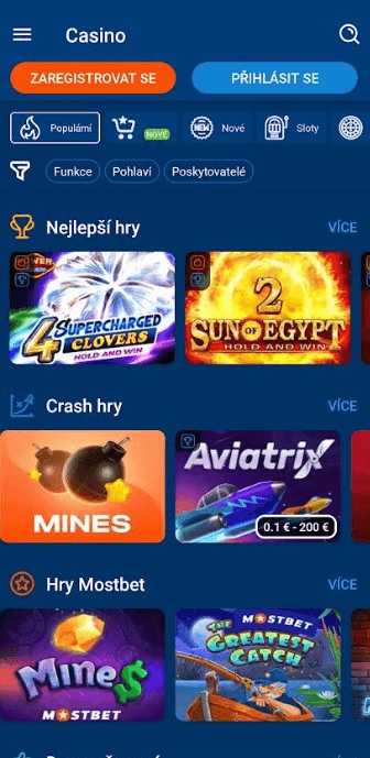 Stáhněte si aplikaci Mostbet pro Android zdarma